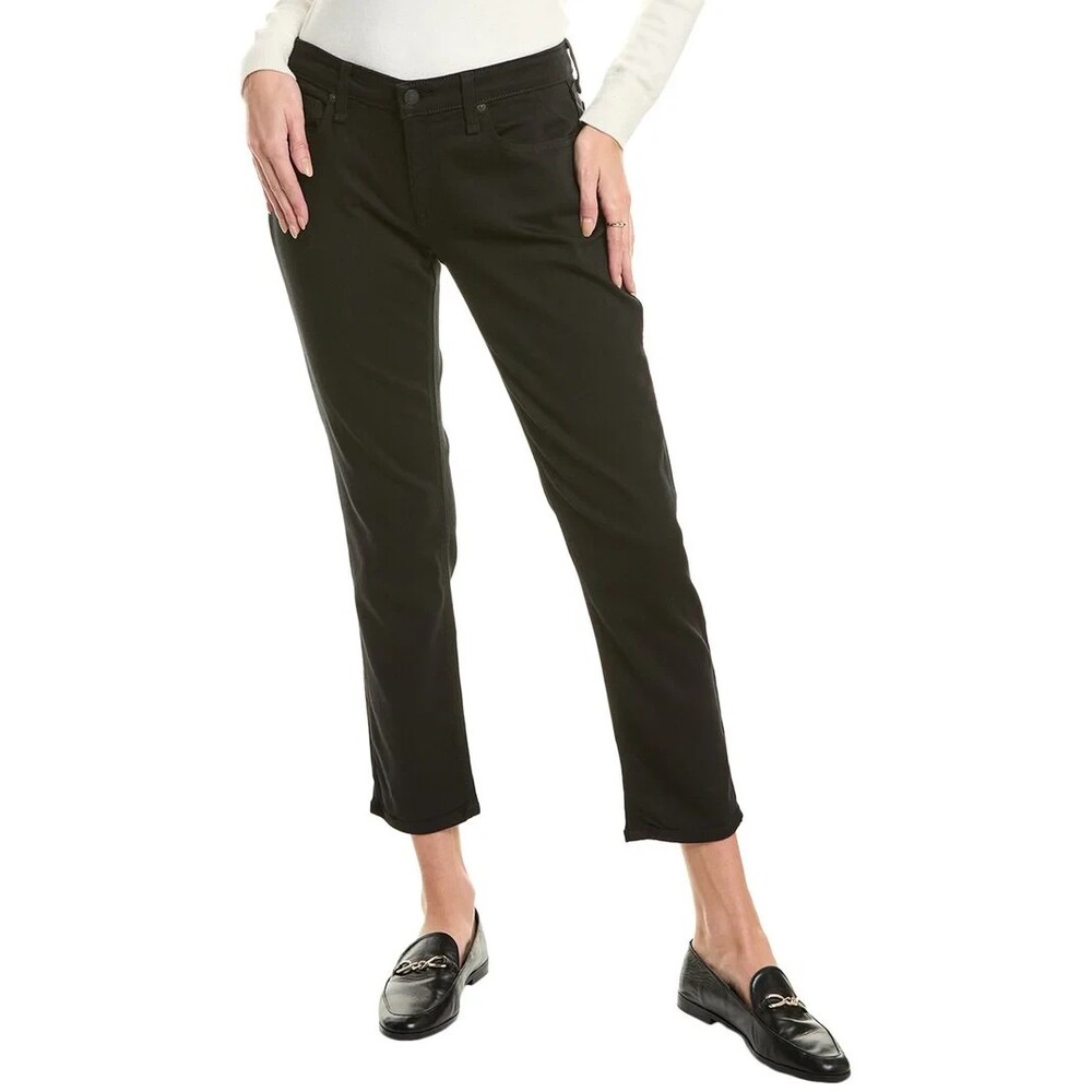 Rag & Bone The Dylan Low Rise Slim Boyfriend Size 28 Black Stretch Jeans NWT